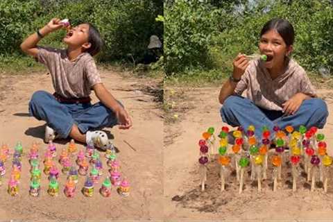 Part 130 Survival Skills SMART Ideas and USEFUL in Forest With Single Mom  Jungle Life 1