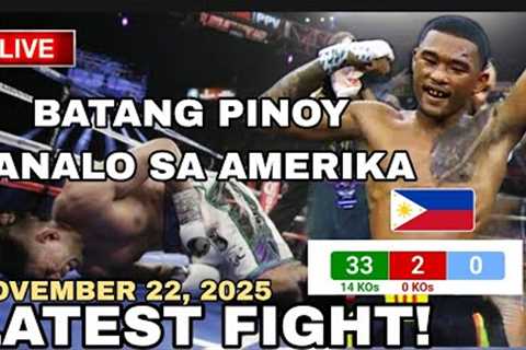 LATEST FIGHT! November 22, 2025 l Undefeated na batang PINOY panalo sa Amerika