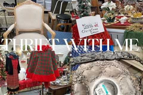 Thrift With Me At Goodwill &amp; Helping Hands Thrift Store | Thrifting For Christmas &amp; Vintage ..