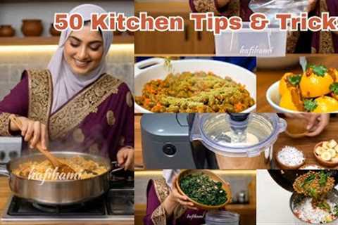 50 Kitchen Tips &amp; Tricks | Useful Cooking Tips for Beginners | Tamil Cooking Hacks #hafihami..