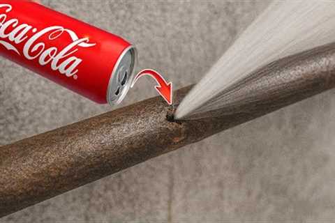 How To Fix a Leaking Pipe Fast! Secret Of A 60-Year-Old Plumber Revealed
