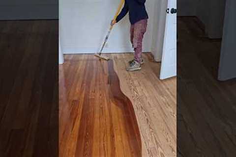 piso de madera pino natural color #diy #wood #cleaning #diy #satisfying #tips #wood #wood #home