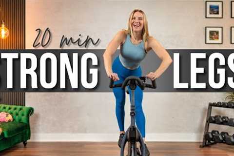 20 min STRONG LEGS Indoor Cycling Workout