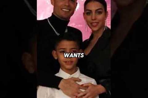 Ronaldo’s Emotional Moment With Georgina &amp; Junior 💔CR7 Family Story #ronaldo #CR7 #shorts