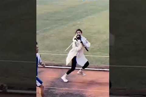 Dedication of Camera📷 Girl Running🏃💨 Faster⚡ than Athletes