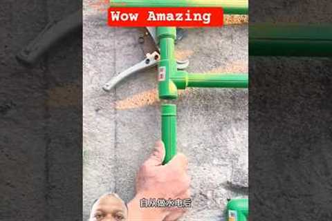Water pipe installation skills #plumbing #plumbingservices #drainage #diy #ppr #plumber #repair