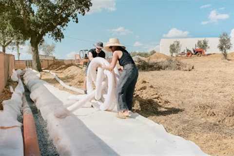 Building an Off Grid Wastewater Recycling System Before Moving Into the House