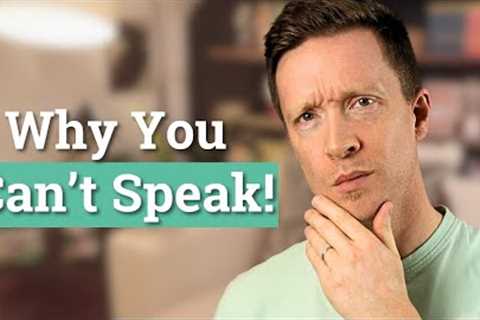 Why you can understand a language but can't speak