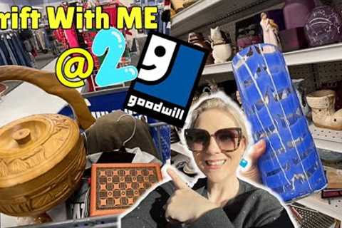 Thrift With Me At 2 GOODWILLS! Lets Find Profitable Items 50% OFF! ADD IT ALL TO CART! +HAULS