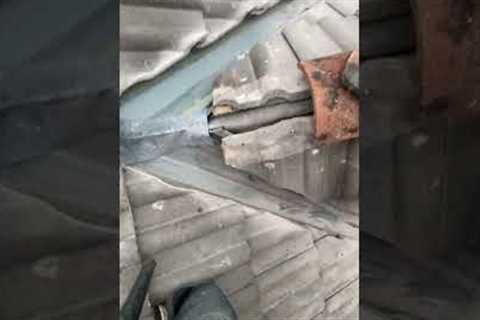 Leaking Roof Valley Repair #roofing #construction #diy #roofer #work