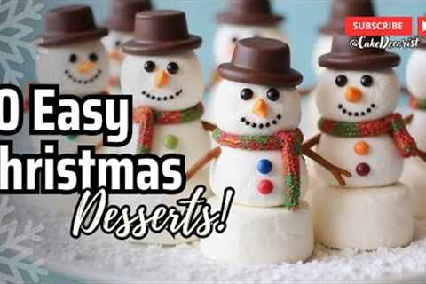 10 Easy Christmas Desserts for a Stress-Free Holiday — CakeDecorist Style