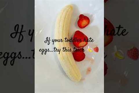 #ToddlerMeals #HealthyKids #PickyEaterTips #NoSugarAdded #BananaPancakes #EggHack #eggrecipe