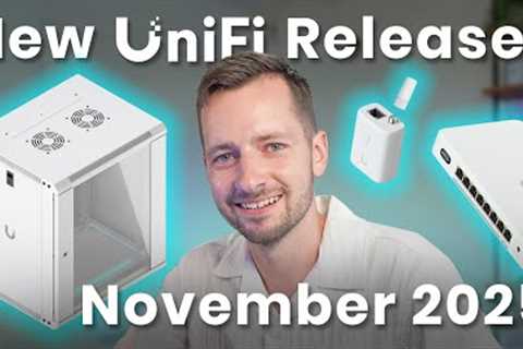 New UniFi Products November 2025 | Device Bridge Switch, UDB IoT, 12U Rack Cabinets