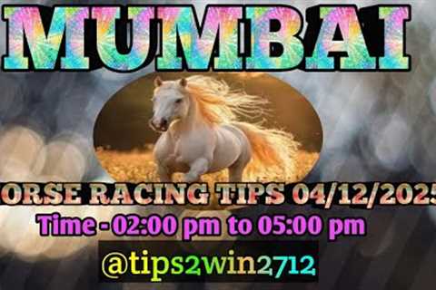 MUMBAI RACE TIPS 04-12-2025 | TIPS WITH ANALYSIS | FREE HORSE RACE TIPS | #mumbairacetips 