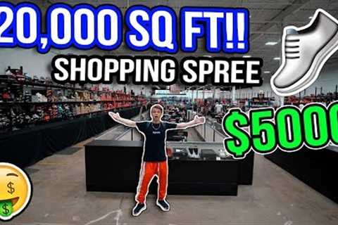 Shopping Spree in the World's Biggest Sneaker Store! (120,000 SQ FT!)