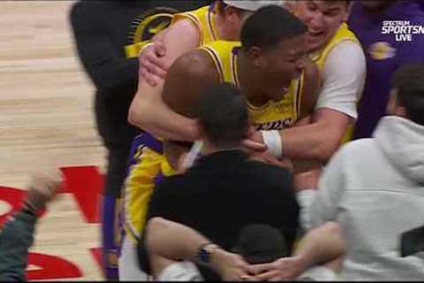 🚨 LAKERS GAME WINNER 🚨 LeBron finds Rui Hachimura for a 3 at the buzzer 🎯 | NBA on ESPN