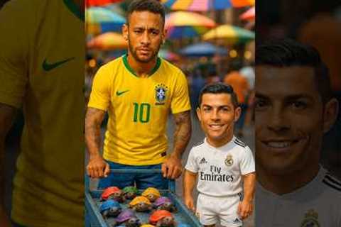 Mini Cristiano Ronaldo Saves a Baby Turtle #football #ronaldo #cr7 #neymar #shorts