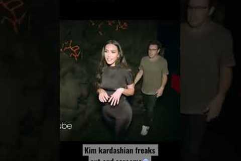 Kim kardashian freaks out and screams😱⁉️ #kimkardashian #shorts #kardashians