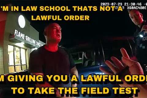 Cop Fails To Intimidate Law Student Into Doing A Field Sobriety Test