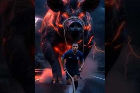 messi neymar and Mbappé pig vs Ronaldo pig #ytshorts #shorts #Ronaldo #aifunnyshorts #ai