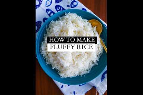How to Cook the Perfect Rice Every Time! #shorts #howtocook