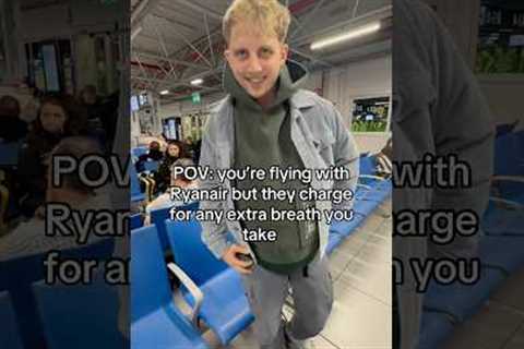 #shorts #flight #ryanair #relatable #travel #funny #comedy #humor #airport #funnylife #fails