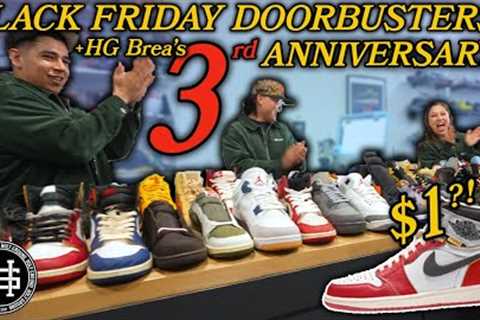 UNION AJ1s for $1?!? HOLY GROUND BREA's 3rd ANNIVERSARY + BLACK FRIDAY 2025 MADNESS!!!