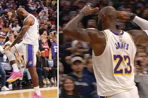 LeBron HITS the SILENCER  🐐 After the Clutch Game-Winner 👑