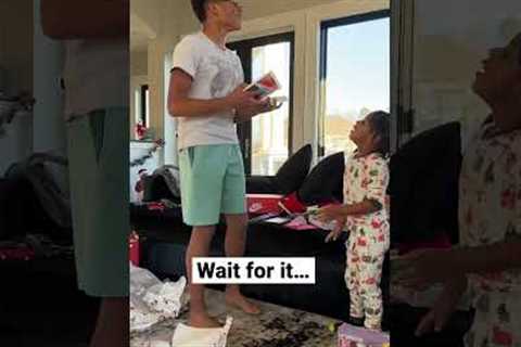 Ungrateful Christmas reaction. #christmasgifts #openinggifts #blackmomsbelike #middlechild