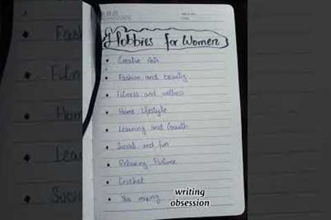 👌🏻 Hobbies for women's✨ #subscribe #motivation #obssessed #hobbies #fyp #viralvideo #trending #fyp