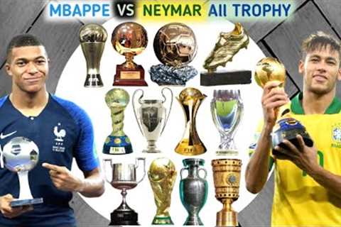 Neymar Jr Vs Kylian Mbappe All Trophies and Awards. Kylian Mbappe Vs Neymar Jr All Awards &amp;..