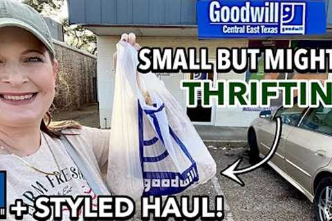 GOODWILL Christmas Thrifting + Styled Home Décor Thrift Haul • Thrift With Me + Gift Ideas!