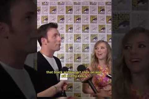 Chris Evans teases Scarlett Johansson simp Black Widow suit slips