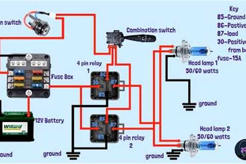 Understand Your Headlight Relay Wiring FAST! Full Connection & Diagram Guide