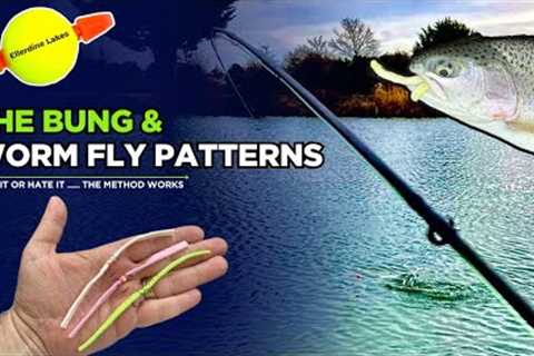 Fly Fishing UK - The Bung - Chamois Worm - Ellerdine Lakes - Stillwater Trout