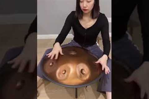 22 Inch Handpan Drum Professional D Key 9 Notes (D4 Bb3 G3 F4 A4 E4 C4 G4 Ding)