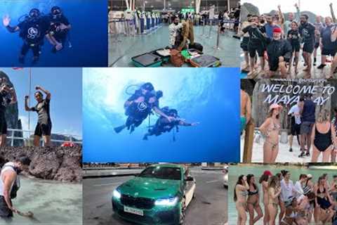 Thailand Vlog Day 6 & 7 – Final Episode | Scuba Diving Experience | Trip Budget | Maya Bay..
