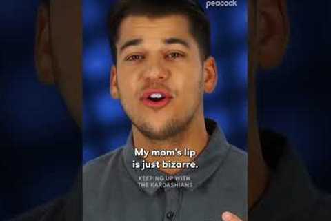 Kris has a swollen lip 😭 #kuwtk #krisjenner #kardashians