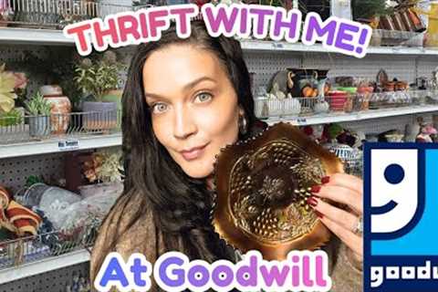 I Went To GOODWILL // ARE LOADED SHELVES A GOOD THING? #goodwill #shopwithme