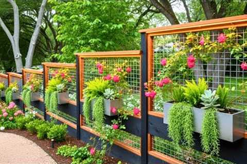 100+ Incredible Fence Garden Ideas for Your Backyard Oasis: Privacy, Style & Easy DIY Solutions ..