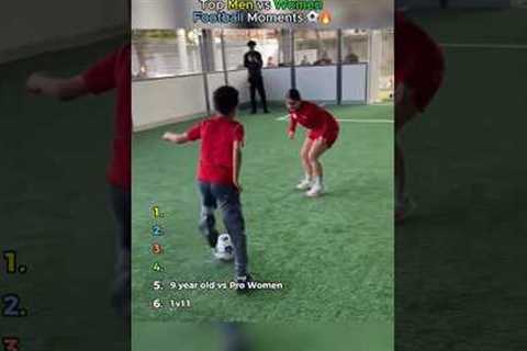 Top Men vs Women Football Moments ⚽🔥