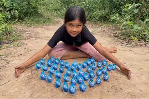 Part 143 Survival Skills SMART Ideas and USEFUL in Forest With Single Mom  Jungle Life