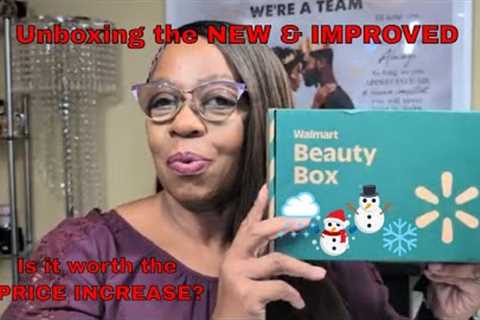 WALMART BEAUTY BOX Unboxing WINTER BOX Upgraded/Price Hike #seasonedbeautiesunbox #walmartbeautybox