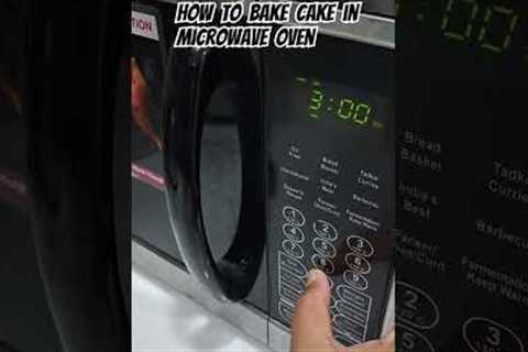 How to bake cake in Microwave Oven at home