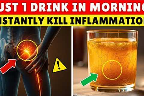 SENIORS, 1 Morning Drink to Instantly Kill Inflammation in Knees & Hips | Senior Health Tips