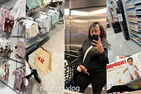 Baby shopping haul | introvert pregnant wife| nest with me | newborn essentials haul |