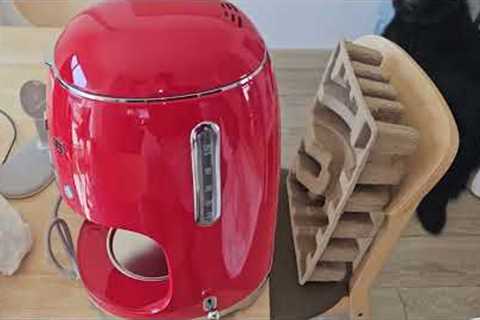 SMEG Red Coffee Maker Full Unboxing Review (DCF02 Drip Machine) - Amazon