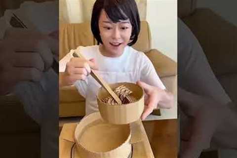 Building Wooden Log Cabin in Forest 🌲🎈 | Survival House Step by Step9 #shorts