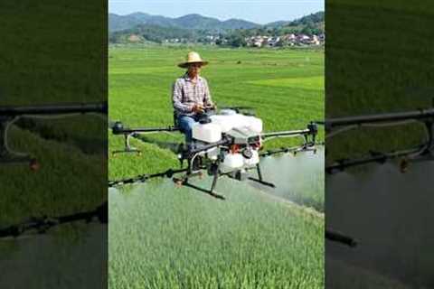 Farmer Using Advanced Drone Technology in Fields 🚁🌾