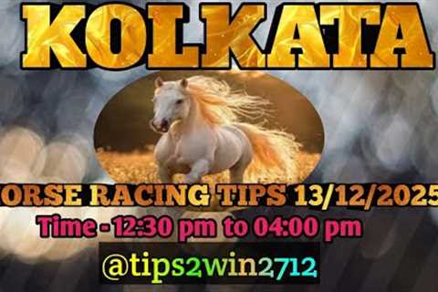 KOLKATA RACE TIPS 13-12-2025 | TIPS WITH ANALYSIS | FREE HORSE RACE TIPS | #kolkataracetips